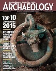 Tidningen Archaeology Magazine 6 nummer