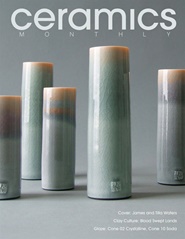 Tidningen Ceramics Monthly 10 nummer