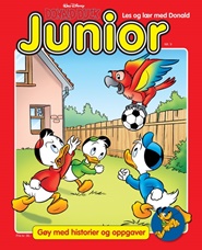 Tidningen Donald Duck Junior 3 nummer