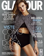 Tidningen Glamour (spanish Edition) 12 nummer