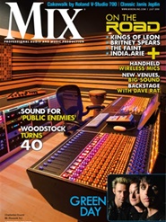 Tidningen Mix Magazine / Recording Industry Magazine 13 nummer