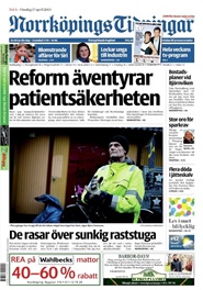 Tidningen Norrköpings Tidningar 24 nummer