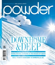 Tidningen Powder Magazine (US Edition) 6 nummer