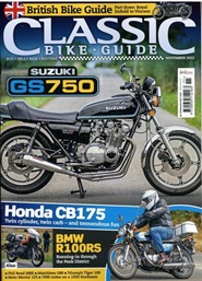 Tidningen Classic Bike Guide-cbg (UK) 3 nummer
