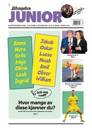 Tidningen Aftenposten Junior 10 nummer