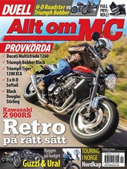 Tidningen Allt om MC 9 nummer