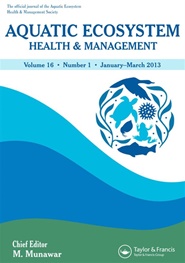 Bild av Tidningen Aquatic Ecosystem Health & Management 4 nummer