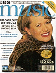 Tidningen BBC Music Magazine 13 nummer