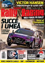 Tidningen Bilsport Rally&Racing 7 nummer