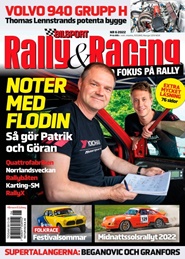 Tidningen Bilsport Rally&Racing 4 nummer