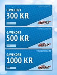 Tidningen Bladkongen Gavekort 1 nummer