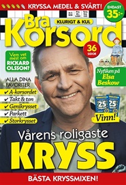 Tidningen Bra Korsord 6 nummer