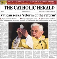 Tidningen Catholic Herald 52 nummer