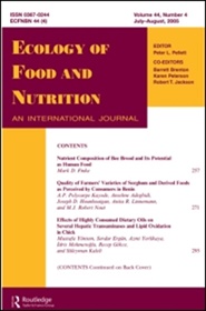 Tidningen Ecology Of Food And Nutrition 6 nummer