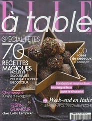 Tidningen Elle A Table (French Edition) 6 nummer