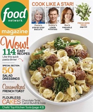 Tidningen Food Network Magazine 10 nummer