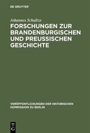 Tidningen Forschungen Zur Brandenburgischen Und Preussischen Geschichte 2 nummer