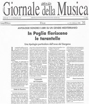 Tidningen Giornale Della Musica 11 nummer