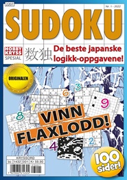 Tidningen Hobby Kryss Sudoku 5 nummer