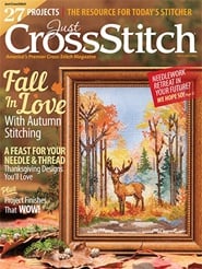 Tidningen Just Cross Stitch (US) 3 nummer