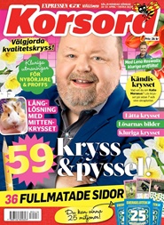 Tidningen Korsord 52 nummer