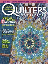 Tidningen Quilters Newsletter Magazine 10 nummer