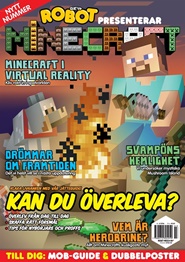 Tidningen Robot presenterar Minecraft 8 nummer