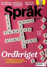 Tidningen Språktidningen 4 nummer