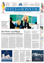Tidningen Welt Am Sonntag 52 nummer