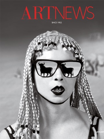 Tidningen Artnews framsida