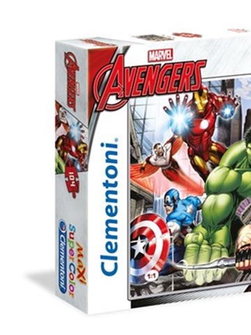 Tidningen Avengers MAXI Pussel Supercolors, 104 bitar framsida