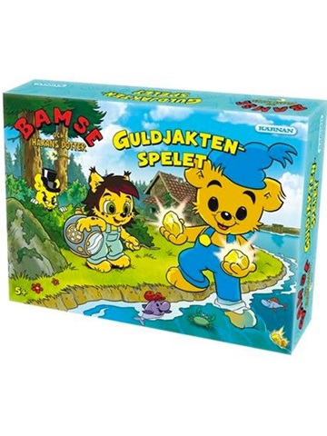 Tidningen Bamse och Häxans dotter, Guldjakten-spelet framsida