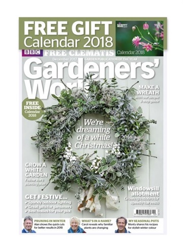 Tidningen  BBC Gardeners World framsida