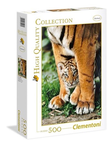 Tidningen  Bengal Tiger Cub Pussel, 500 bitar framsida