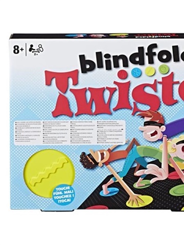 Tidningen  Blindfolded Twister - Spel framsida