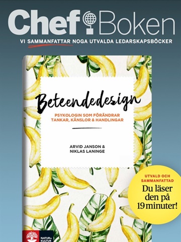 Tidningen Chef.Boken framsida
