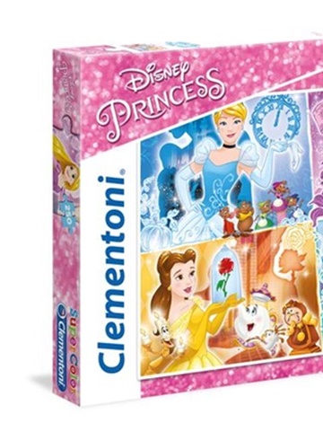 Tidningen Disneys Prinsessor Pussel Supercolors, 250 bitar framsida