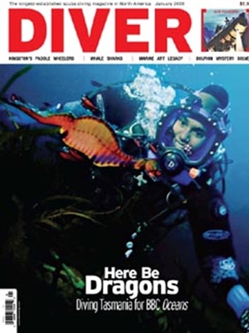 Tidningen  Diver Magazine framsida