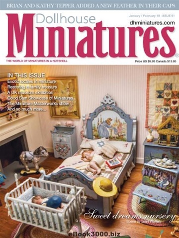 Tidningen Dollhouse Miniatures framsida