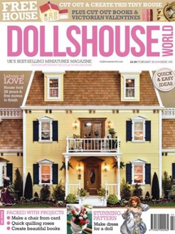 Tidningen  Dolls House World framsida