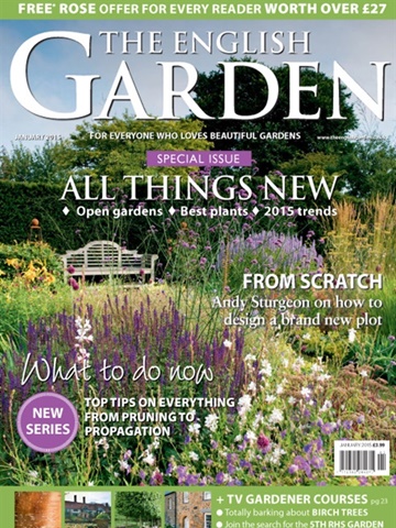 Tidningen  English Garden framsida