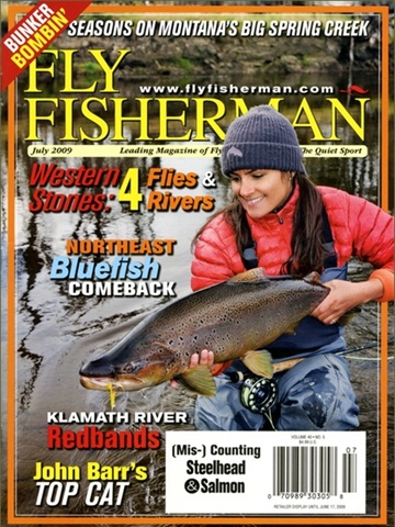 Tidningen  Fly Fisherman framsida