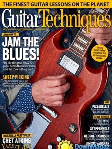 Tidningen Guitar Techniqes (with Cd) framsida