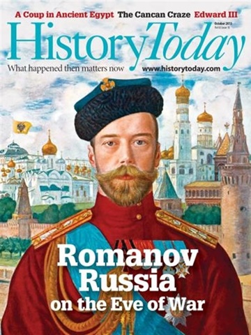 Tidningen History Today framsida