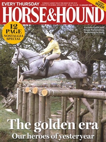 Tidningen Horse And Hound framsida