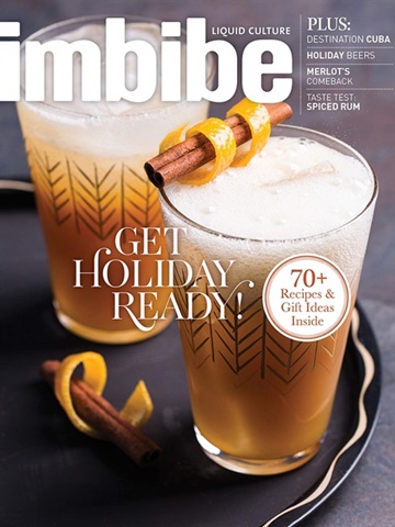 Tidningen  Imbibe Magazine framsida