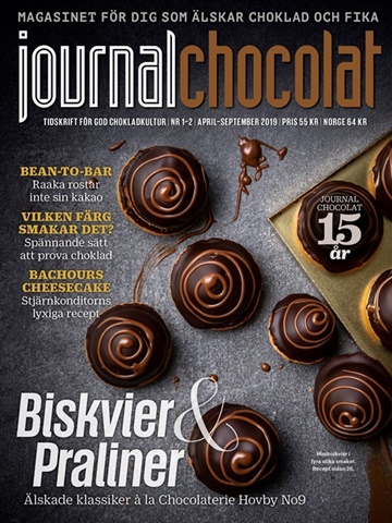 Tidningen  Journal Chocolat framsida