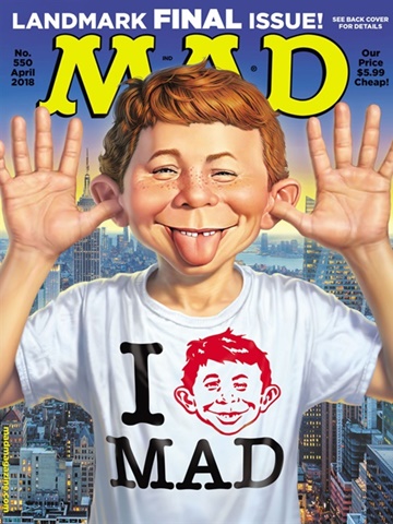 Tidningen Mad Magazine framsida