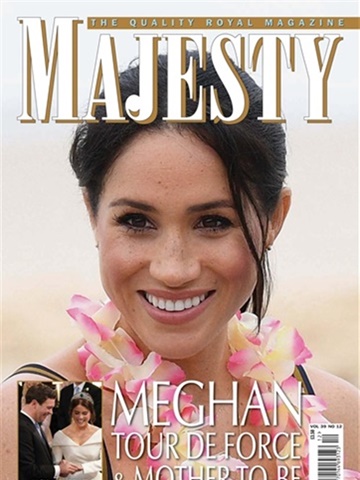 Tidningen Majesty framsida