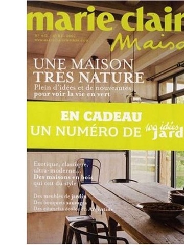 Tidningen  Marie Claire Maison framsida